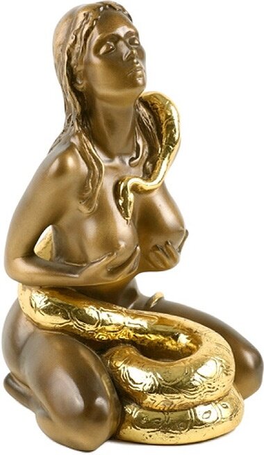 Скульптура Девушка со змеей