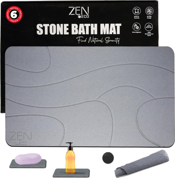 The 7 Best Stone Bath Mats That Dry Instantly And Don’t Slip